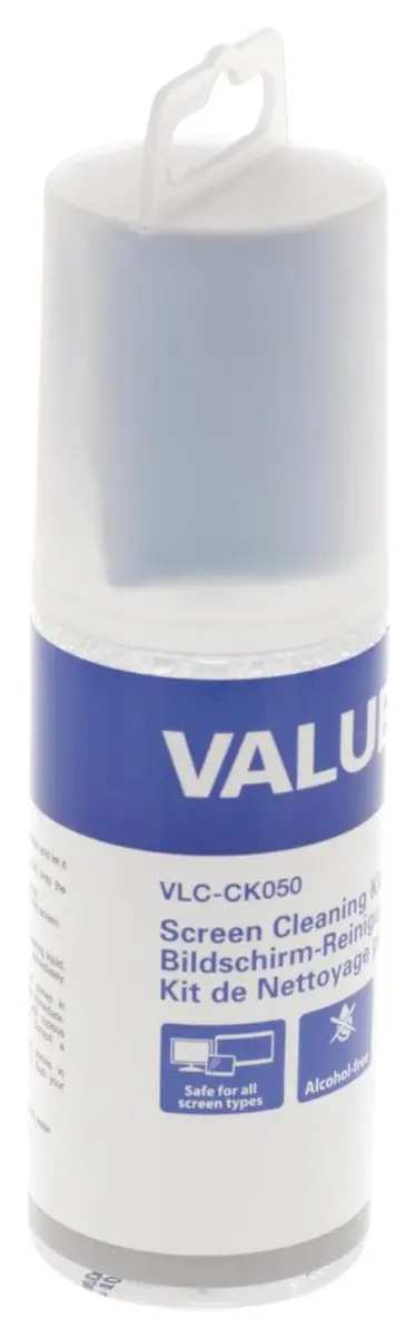 Valueline VLC-CK050 Schermreinigings set 150 ml vloeistof schoonmaakdoek