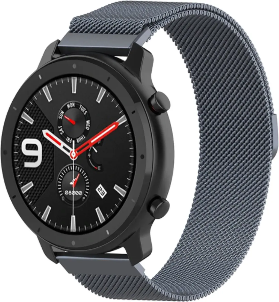 Strap-it® Samsung Galaxy Watch 45mm / 46mm nylon gesp band
