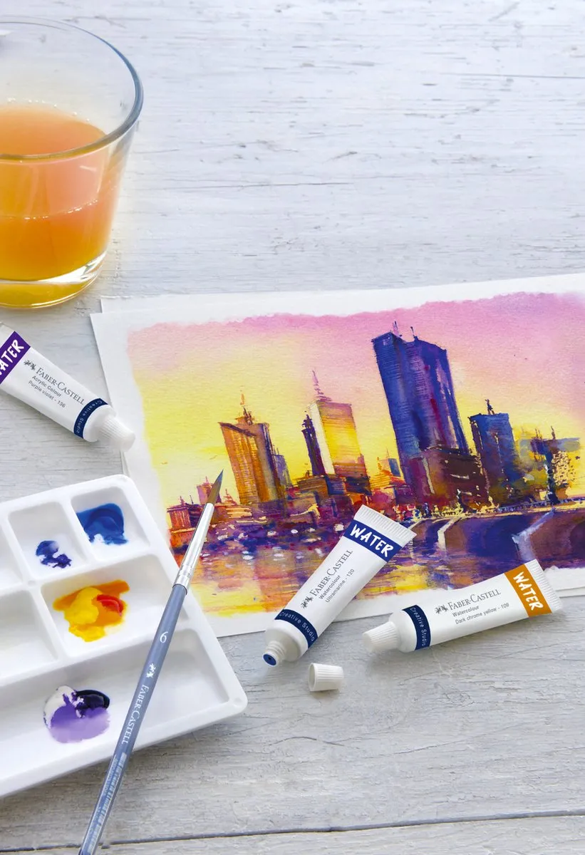 Faber-Castell Waterverfset FC-169612 - 12 Kleuren 9ml