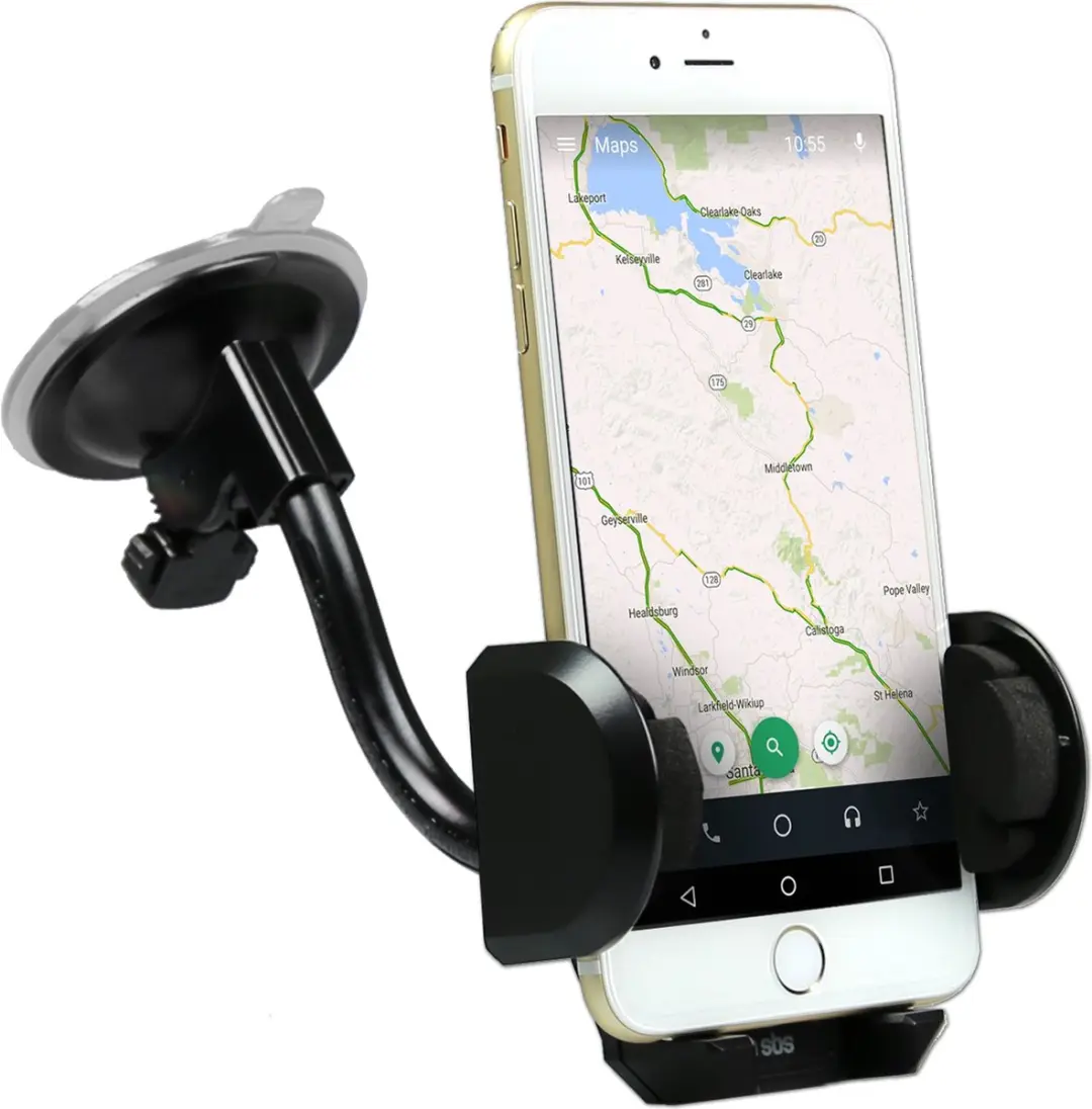 Sbs Smartphone Houder Voor Ramen Tot 6,8 Inch Met Hoekverstelling Voor Telefoons