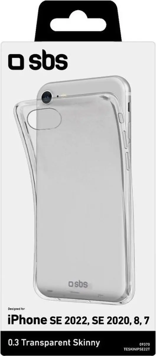 SBS Skinny Cover iPhone 4.7" Transparant