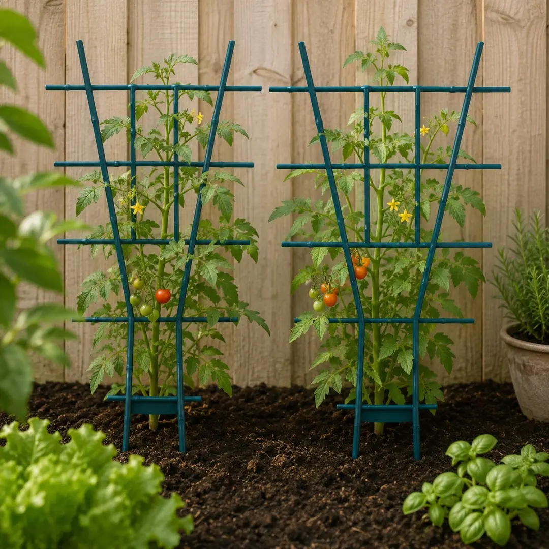 Kinzo Plantensteunen Set 2 - 48x29cm - Groen - afbeelding 2 van 4