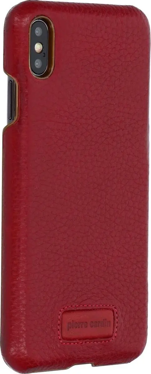 Rood hoesje van Pierre Cardin