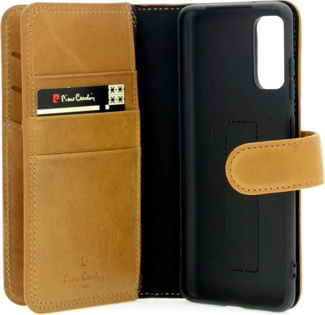 Pierre Cardin Bruin hoesje voor Samsung Galaxy S20