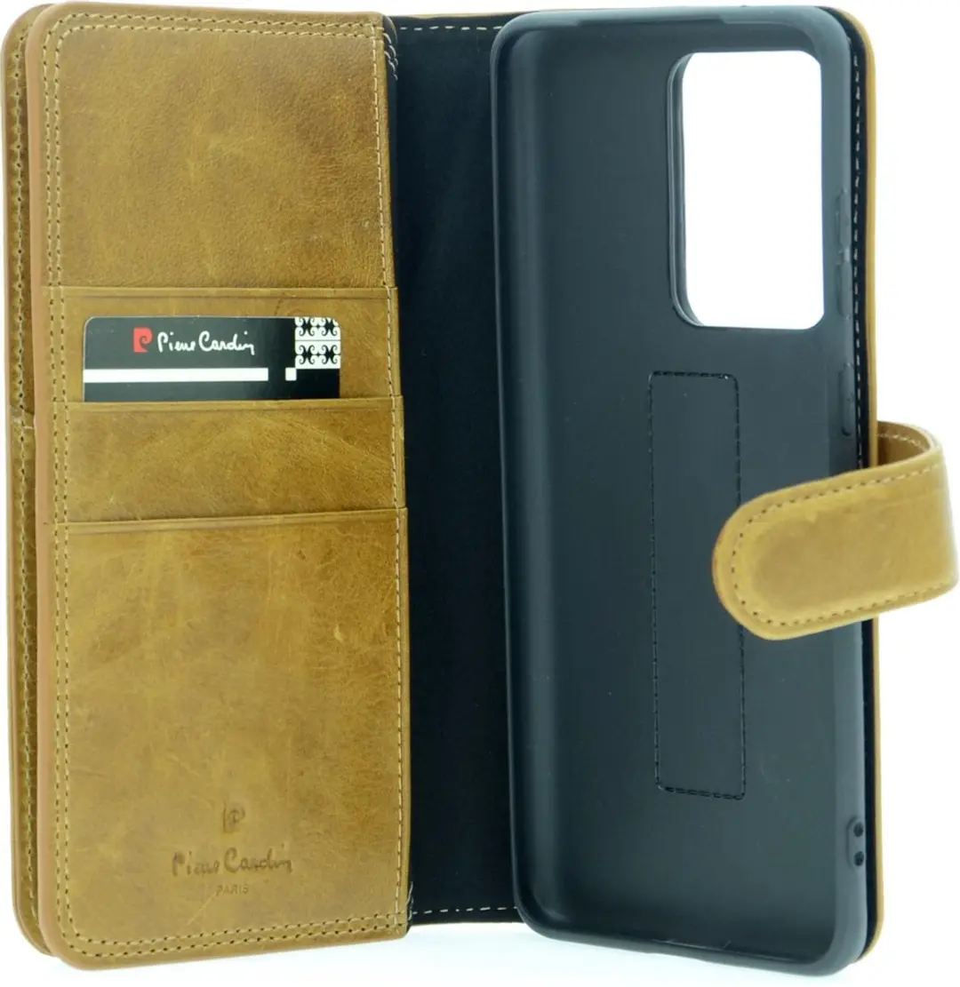 Pierre Cardin Bruin hoesje voor Samsung Galaxy S20 Ultra