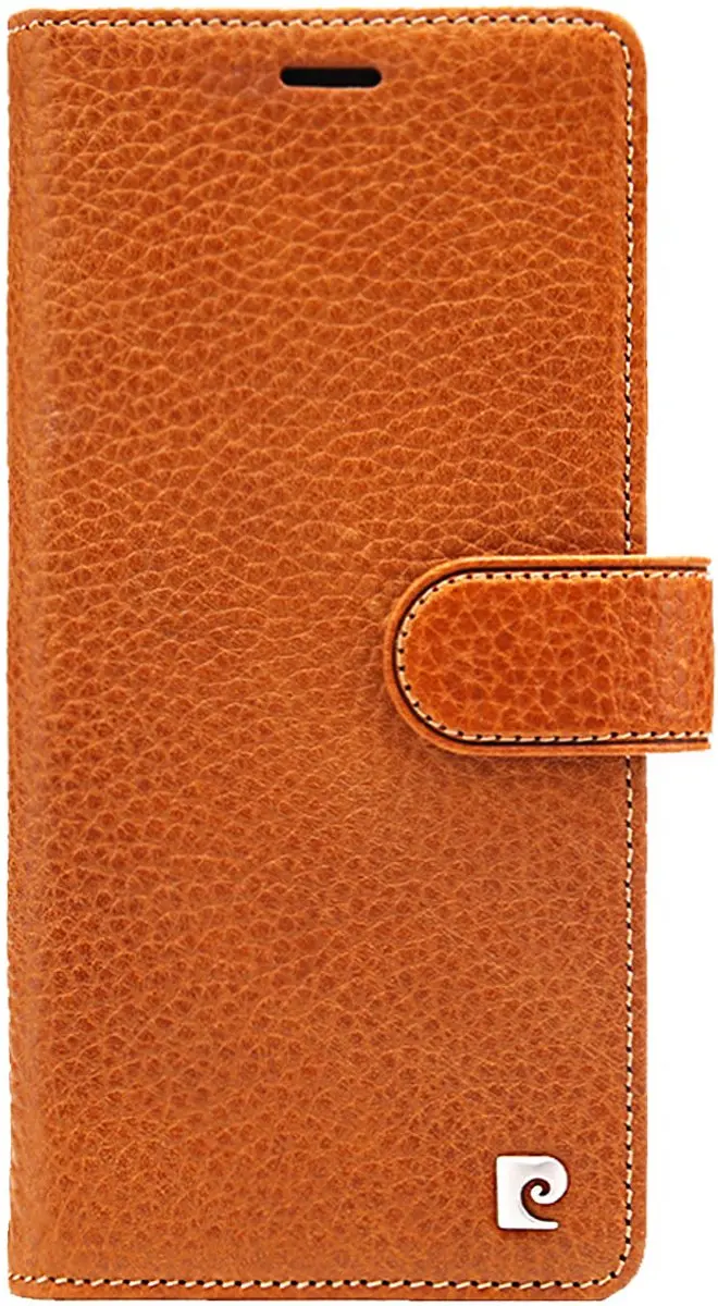 Pierre Cardin Bruin Bookcase hoesje Samsung Galaxy S10 Leer