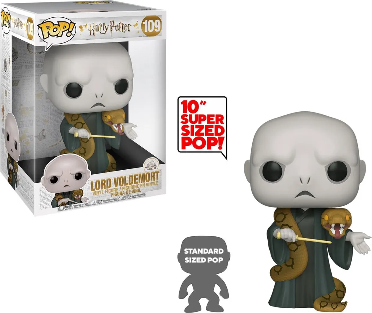 Funko Pop! Lord Voldemort Harry Potter Vinylfiguur 26cm - afbeelding 6 van 6