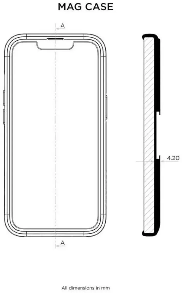 Quad Lock MagSafe iPhone 13 Pro Hoesje - Zwart