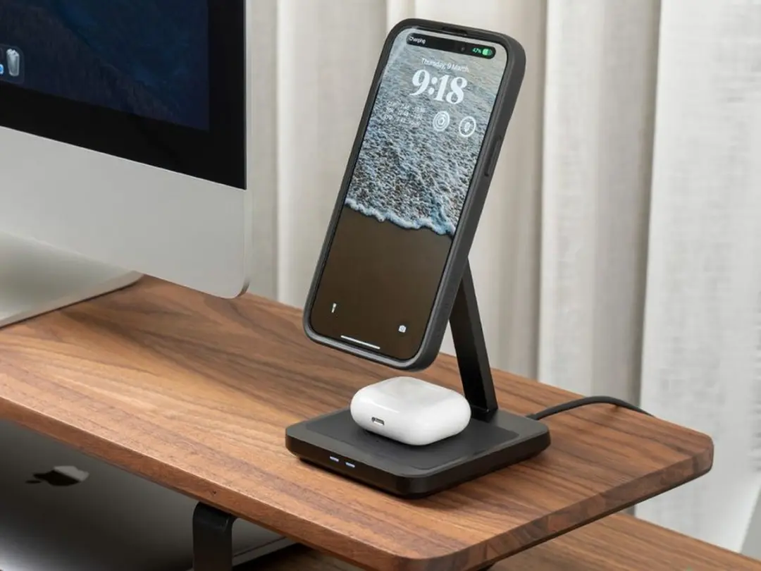 Quad Lock QLM-2DWC Dual Wireless Charger 18W - Zwart