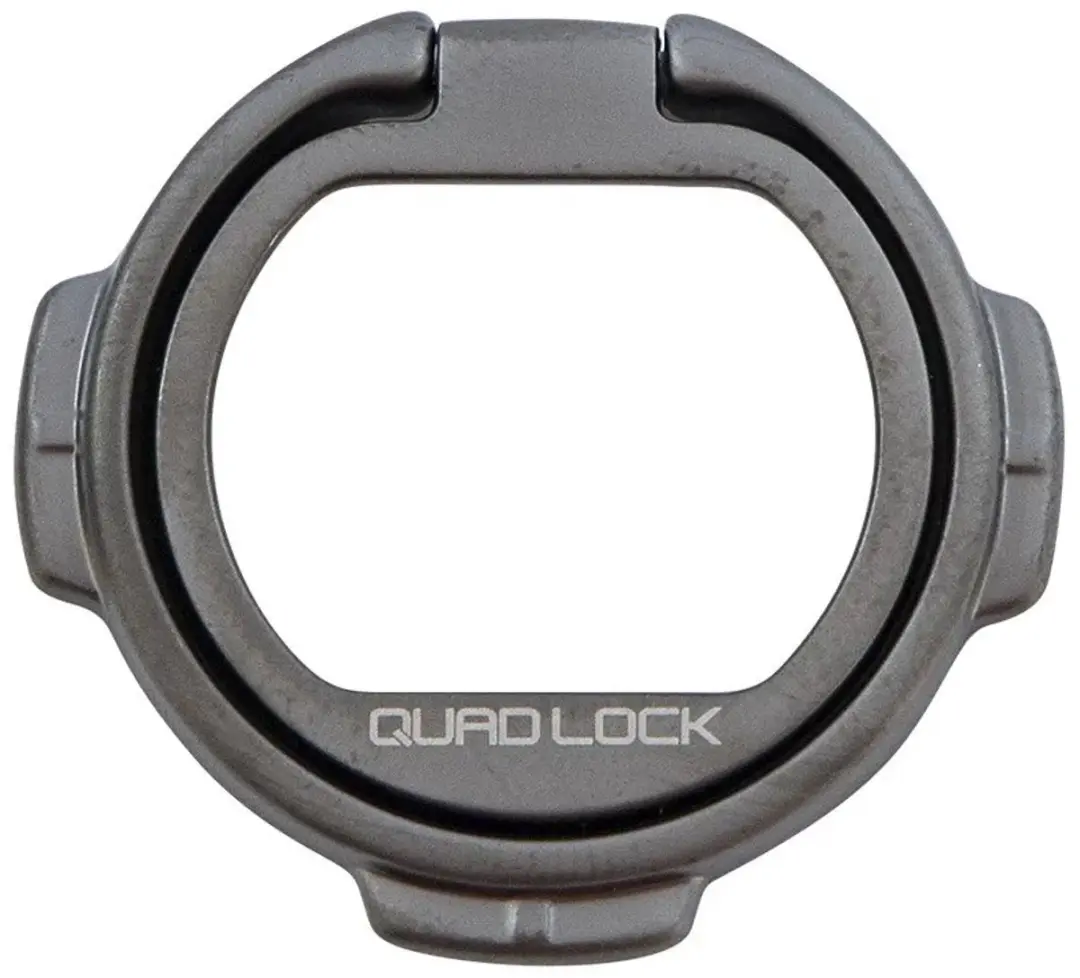 Quad Lock QLA-RNG-SLV Telefoonhoesje Ring - Zwart