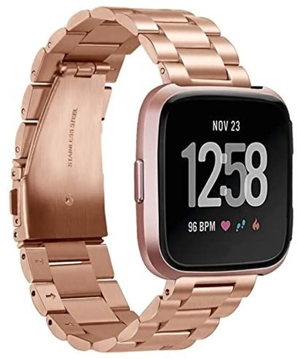 Geschikt voor Fitbit Versa stalen bandje