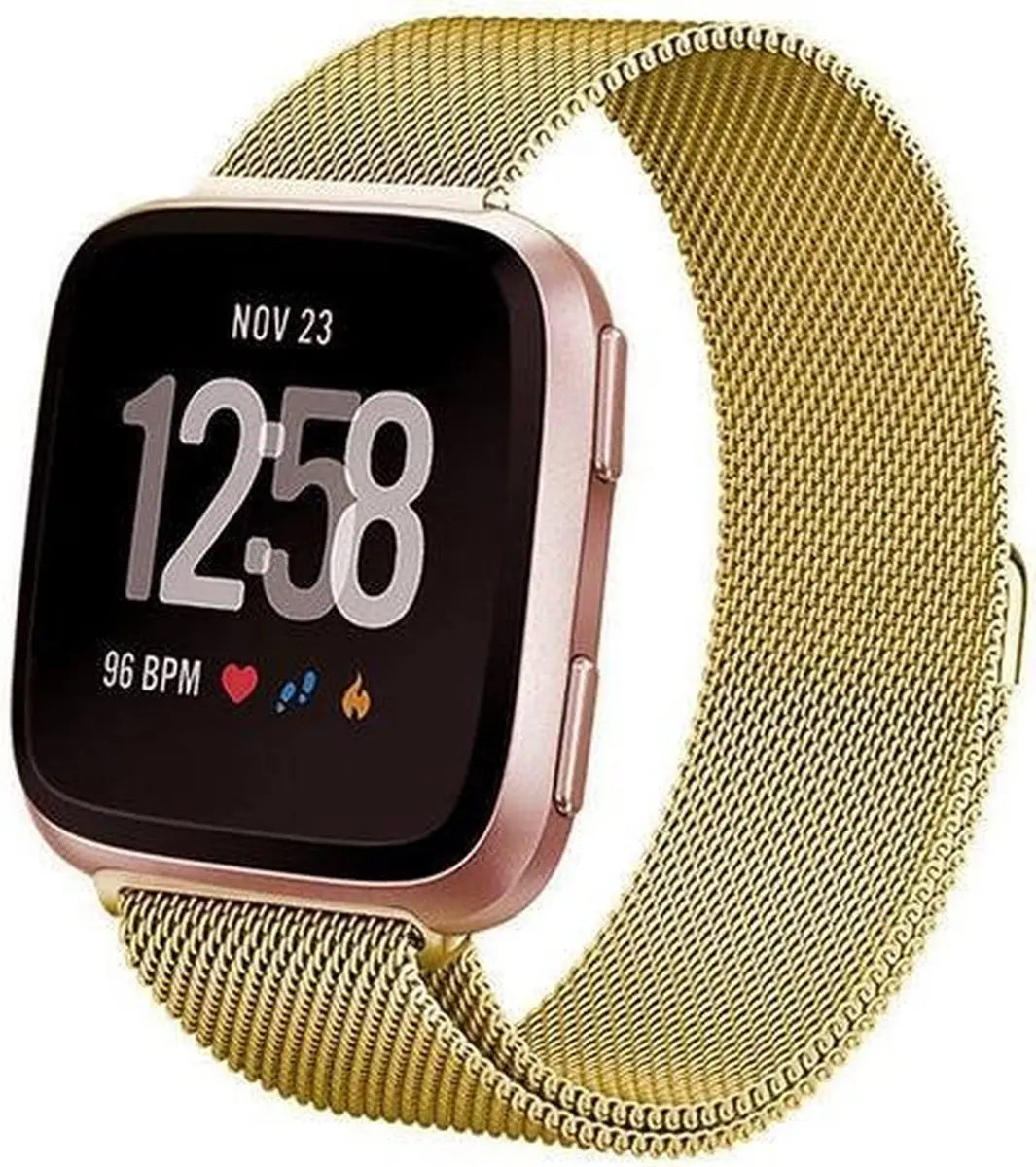 Fitbit Versa Milanese band (goud)
