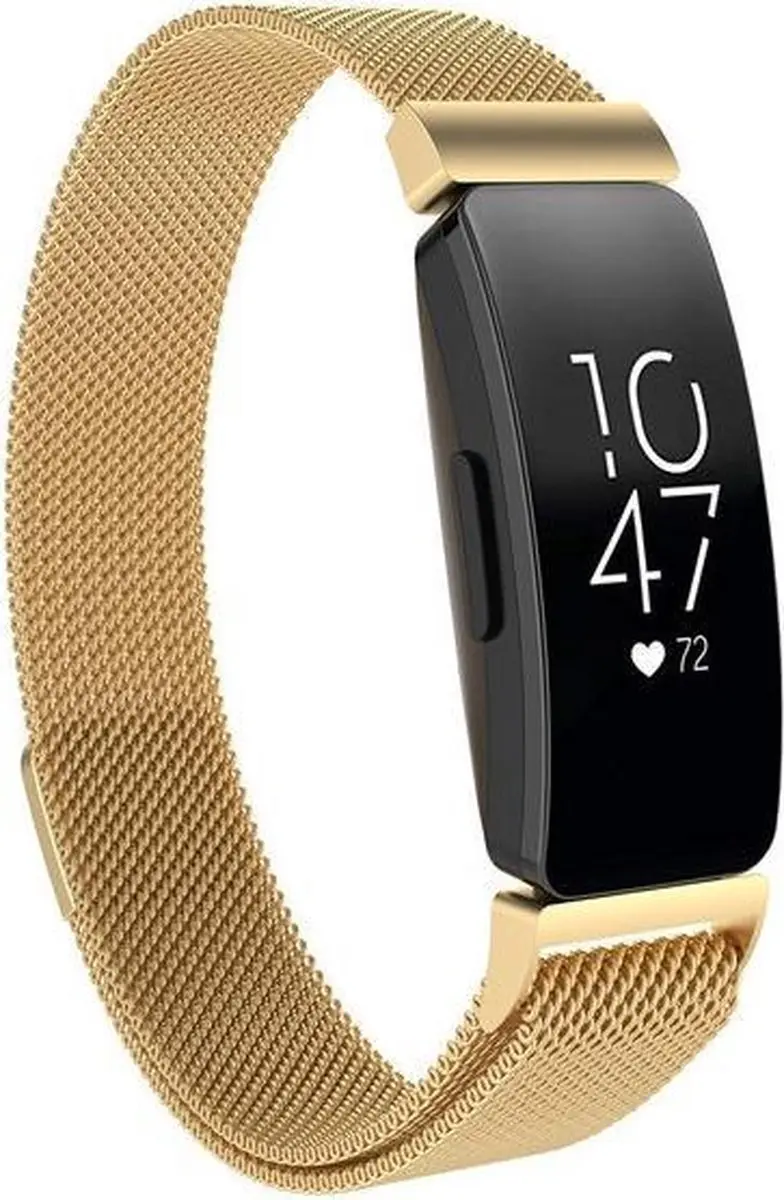 Fitbit Inspire Milanese band (goud)