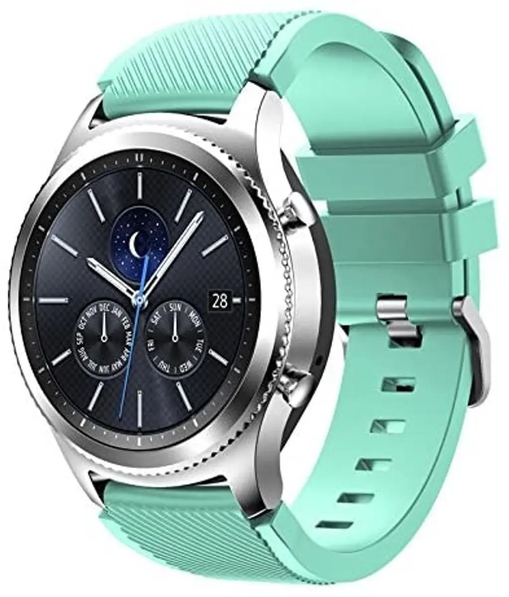 Geschikt voor Samsung Gear S3 siliconen bandje