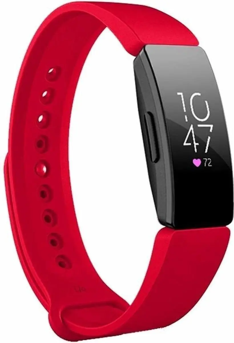 Fitbit Inspire  silicone band (rood)