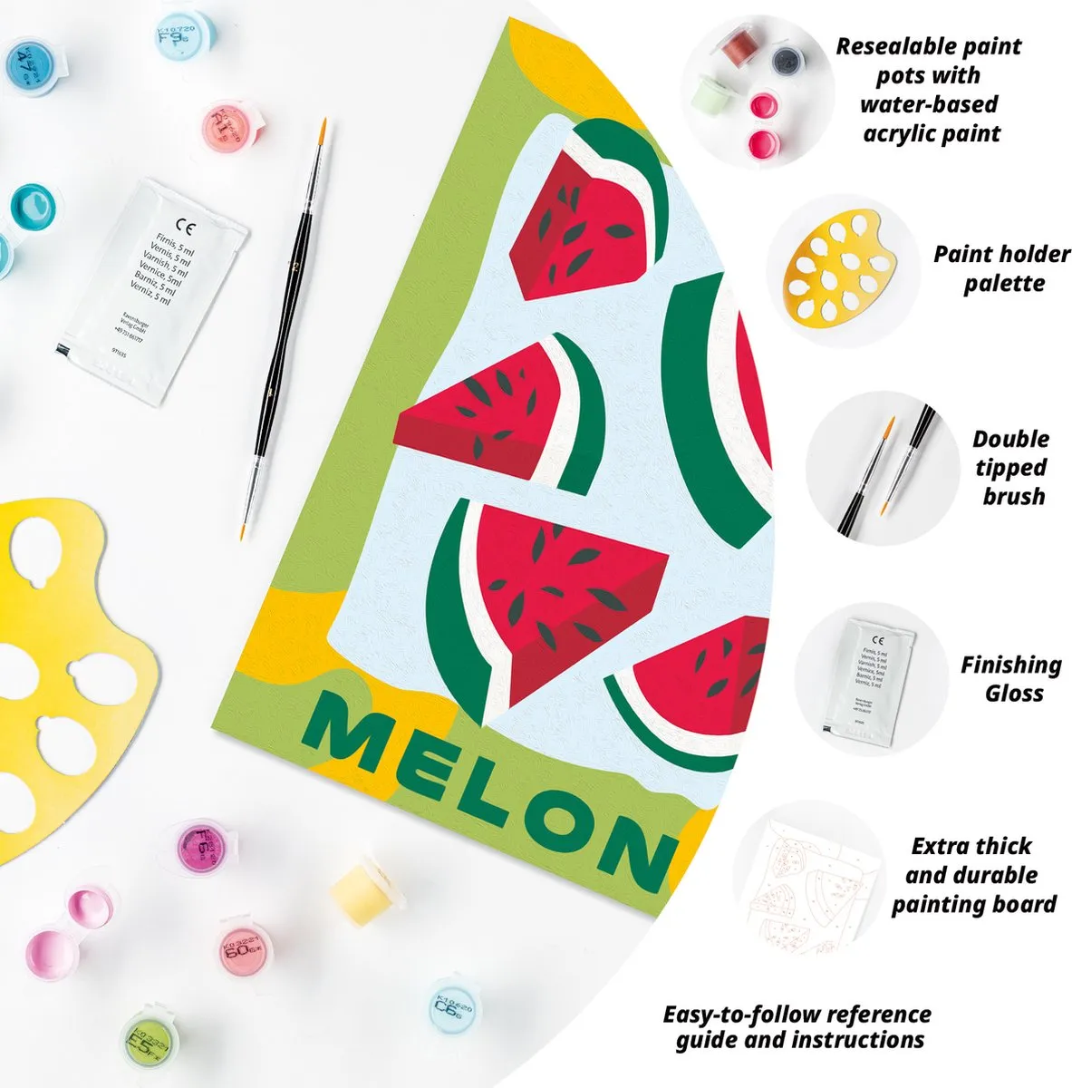 Ravensburger Melon CreArt Schilderen op Nummer - Meerkleurig