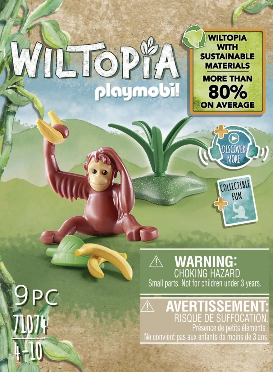 Playmobil Wiltopia Baby Orang-oetan 71074 - Multicolor