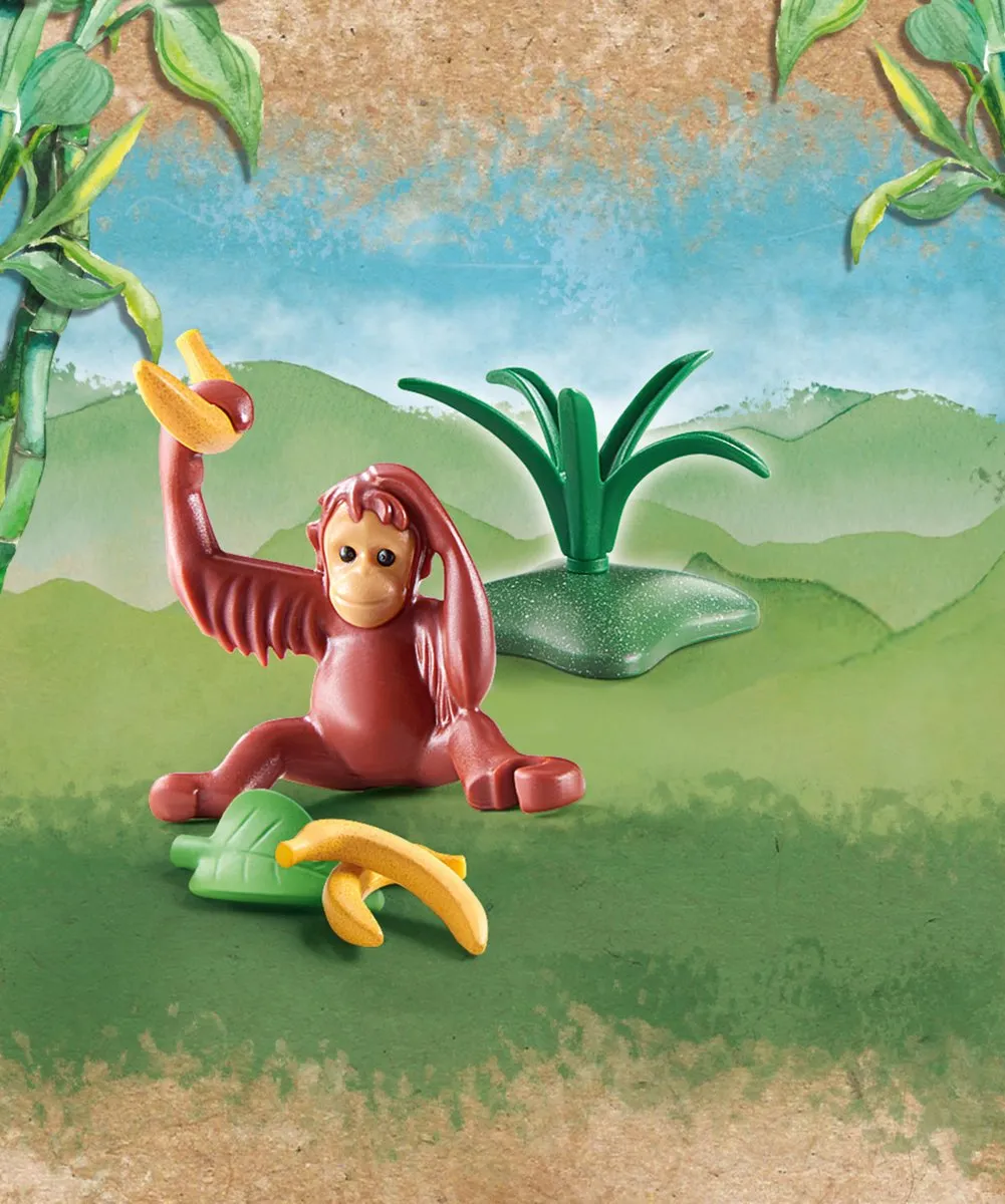 Playmobil Wiltopia Baby Orang-oetan 71074 - Multicolor