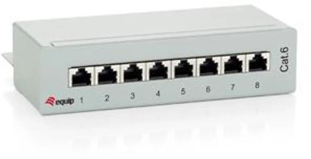 Patchpanel 8x RJ45 Cat6 10 Tischgeh�use
