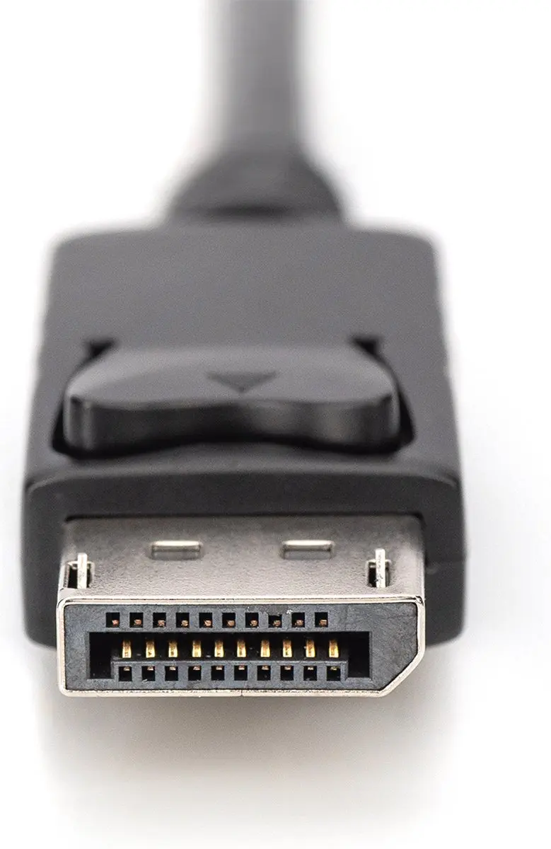 Digitus AK-330111-020-S HDMI naar DisplayPort + USB Kabel - 2m - Zwart