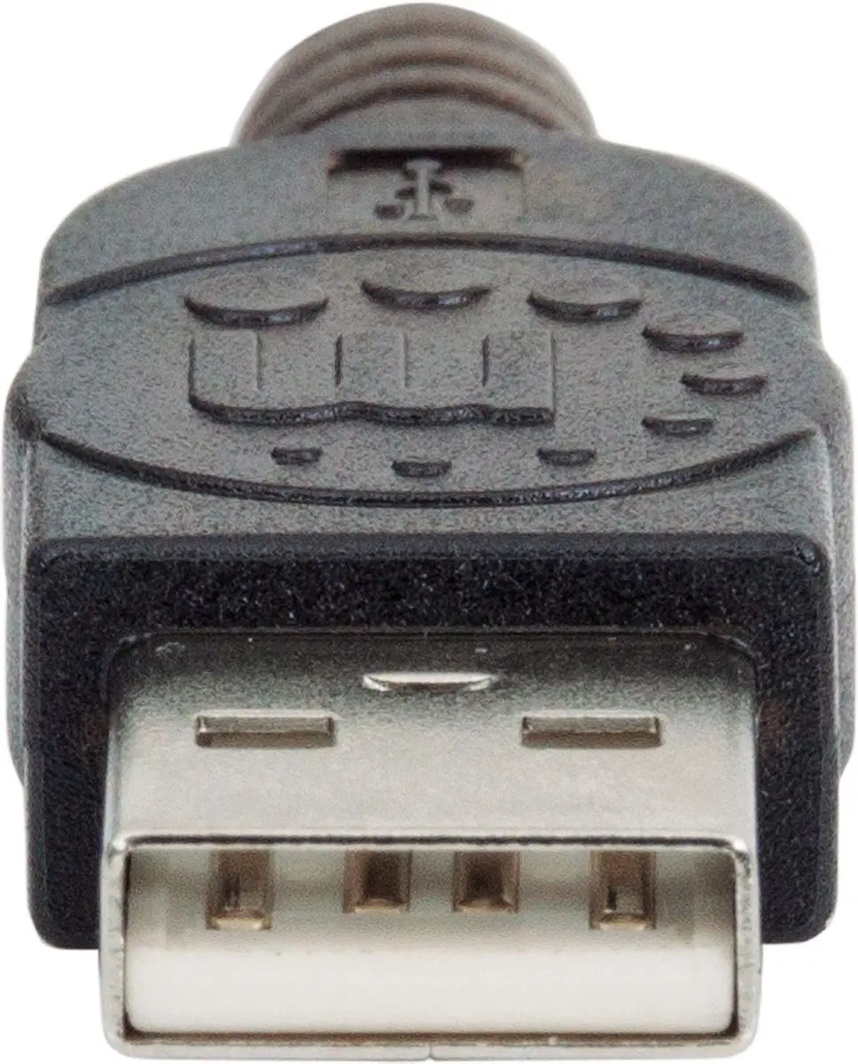 Manhattan IC Intracom USB 2.0 A Male naar A Female 20m - Zwart
