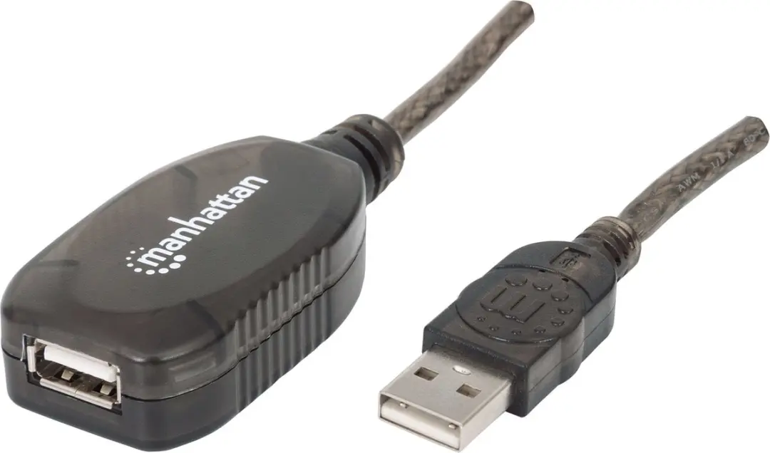 Manhattan IC Intracom USB 2.0 A Male naar A Female 20m
