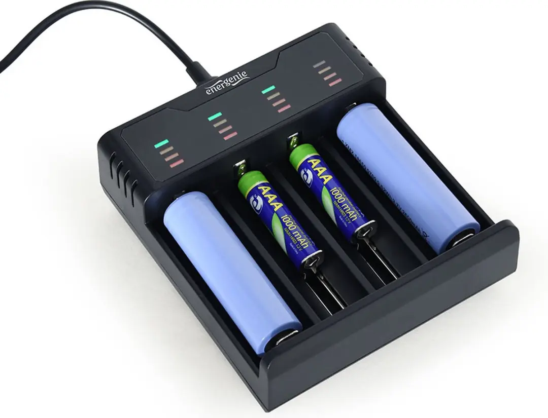 Energenie BC-USB-02 Ni-MH Li-ion Snellader - Zwart - afbeelding 5 van 6
