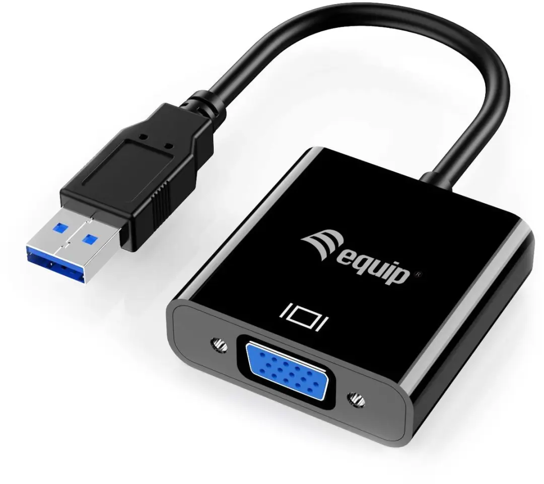 Equip 133384 USB grafische adapter 1920 x 1080 Pixels Zwart