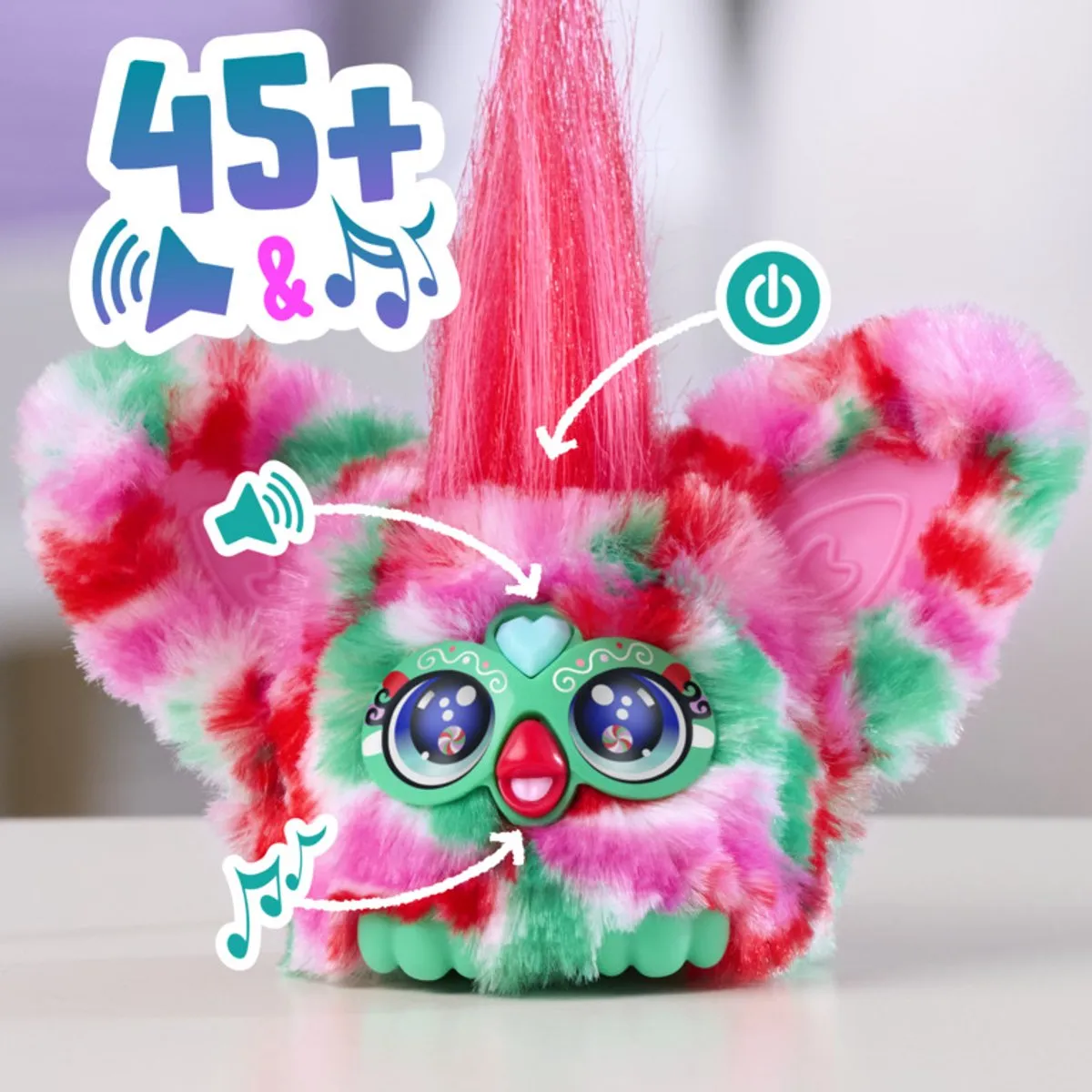 Hasbro Furby Furblets Holiday Interactieve Knuffel - Multicolor