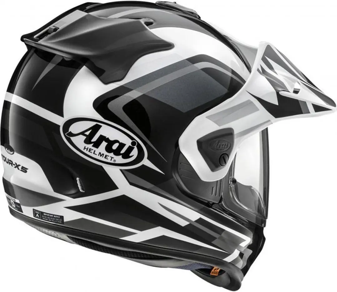 Arai TOUR-X5 Discovery Adventure Helm - XS - Zwart/Wit