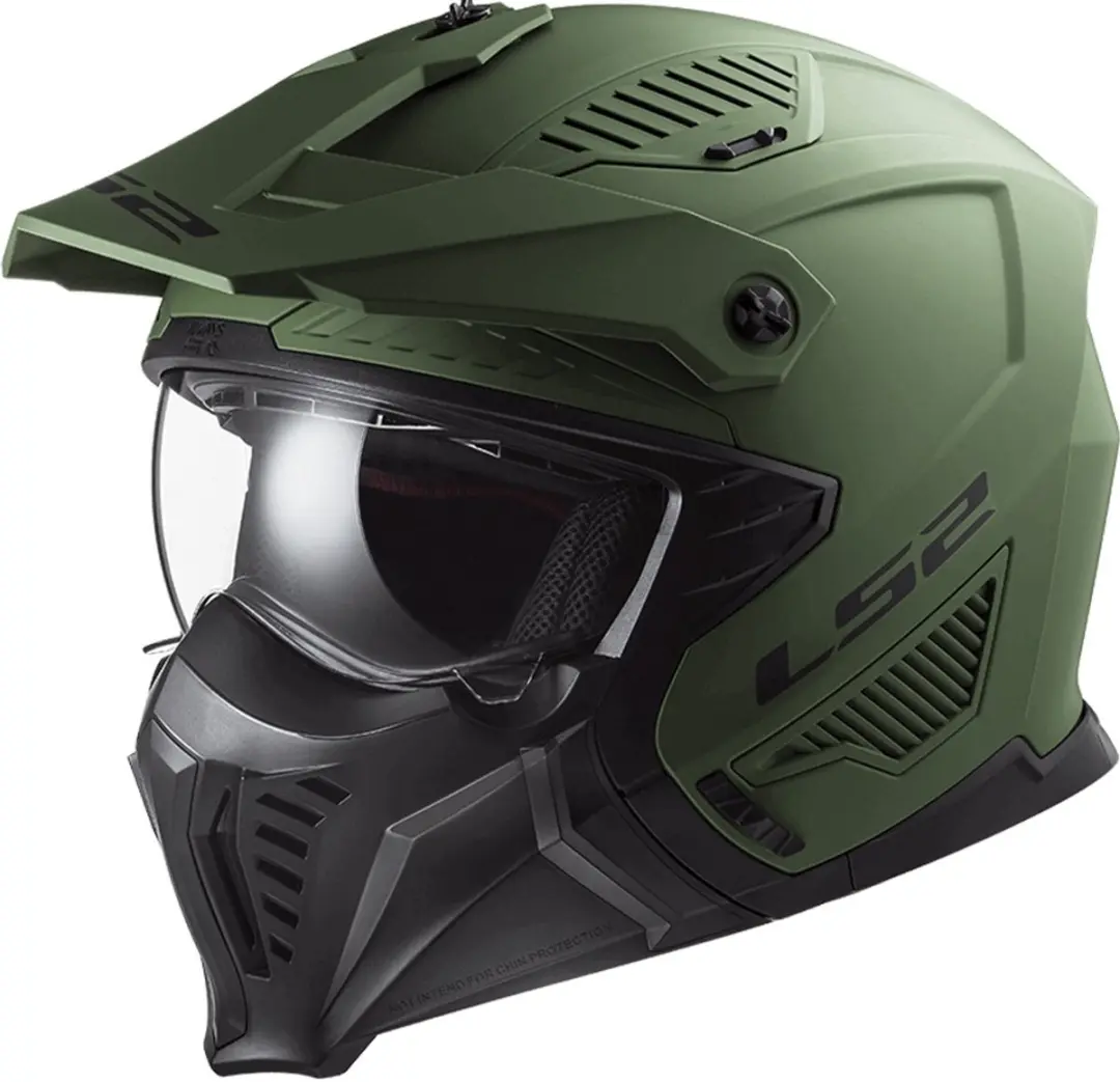 LS2 OF606 Drifter Solid Mat Helm