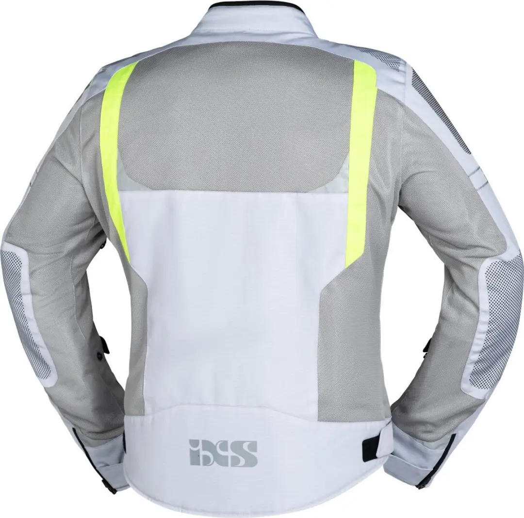 iXS Trigonis-Air Motorjas - Grijs/Geel - L - afbeelding 4 van 6