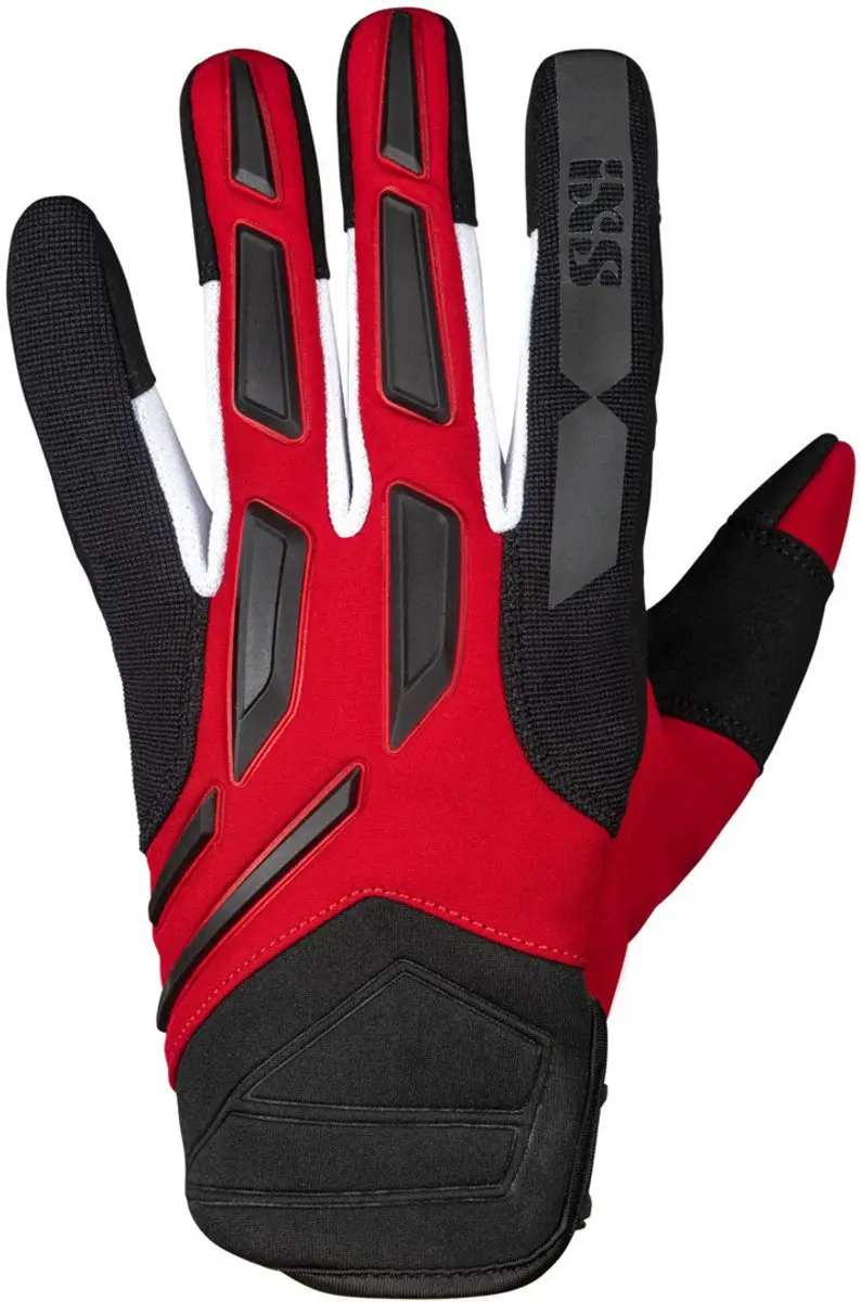IXS Pandora-Air 2.0 Zwart Rood Wit Cross Handschoenen