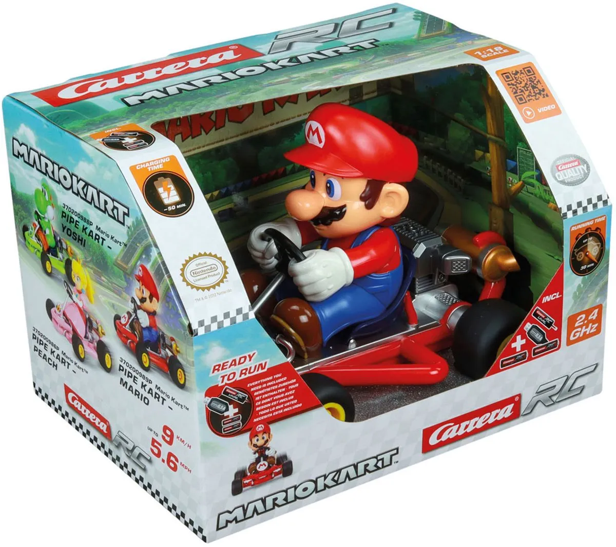 Carrera RC Mario Kart Pipe Kart 1:18 - 2,4GHz CAR370200989P