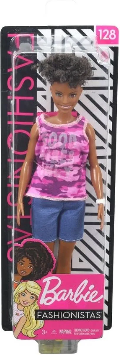 Barbie Fashionistas Pop #128 - Multi Color