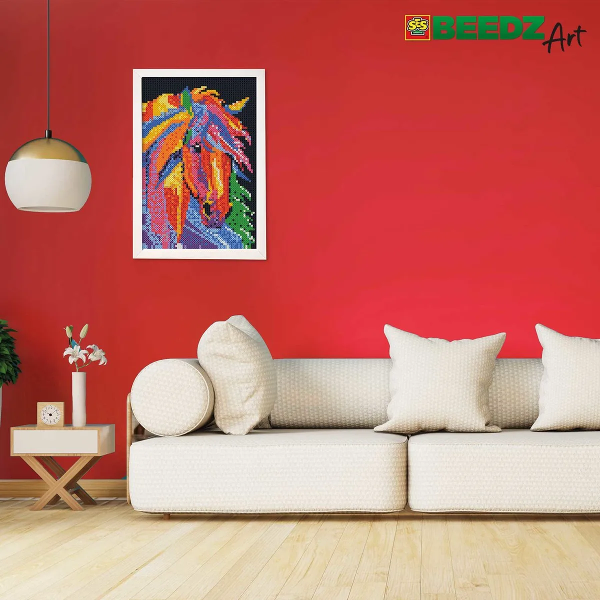 SES Creative Beedz Art Paard Fantasie Strijkralen - 7000 Stuks