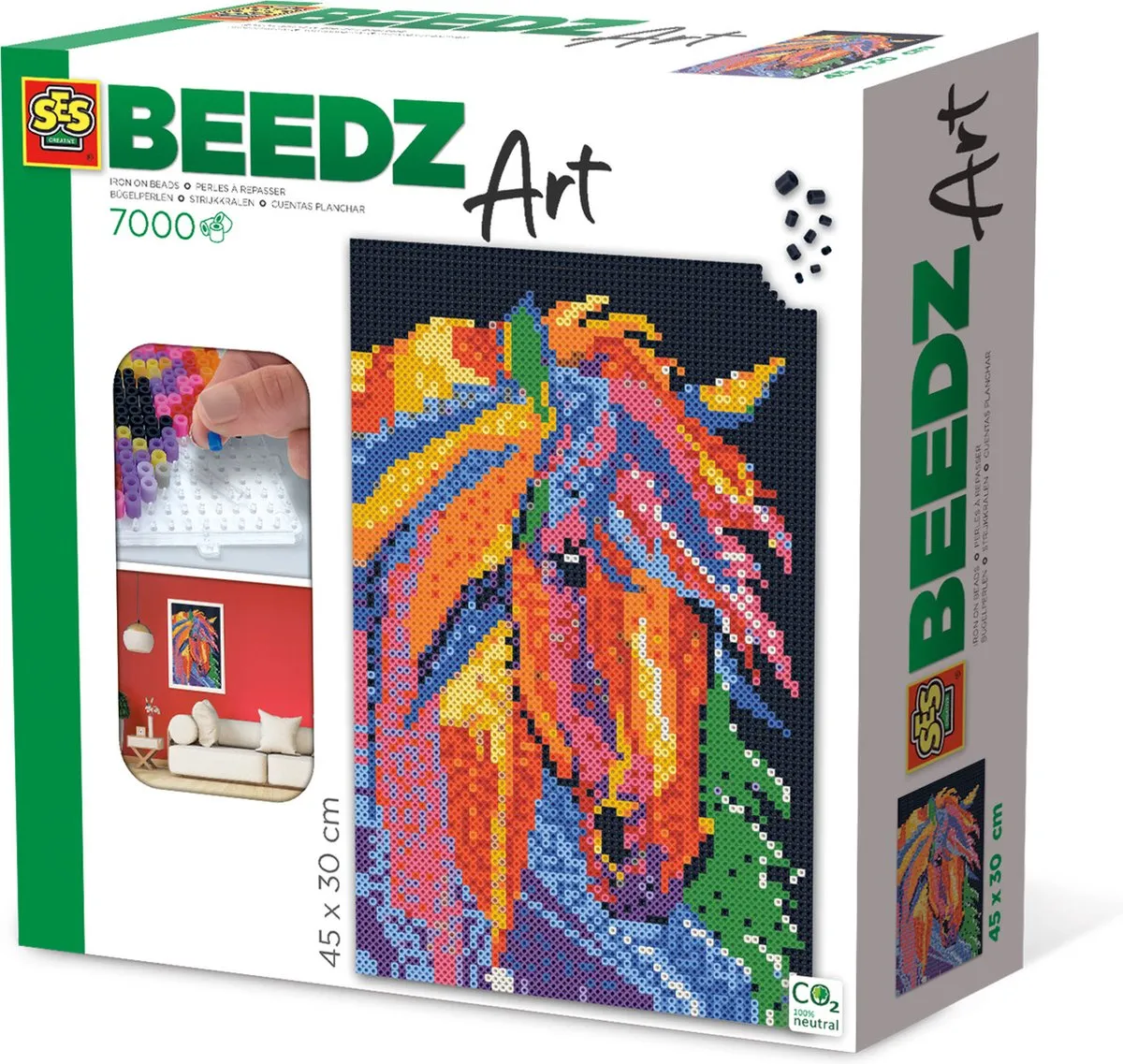 SES Creative Beedz Art Paard Fantasie Strijkralen
