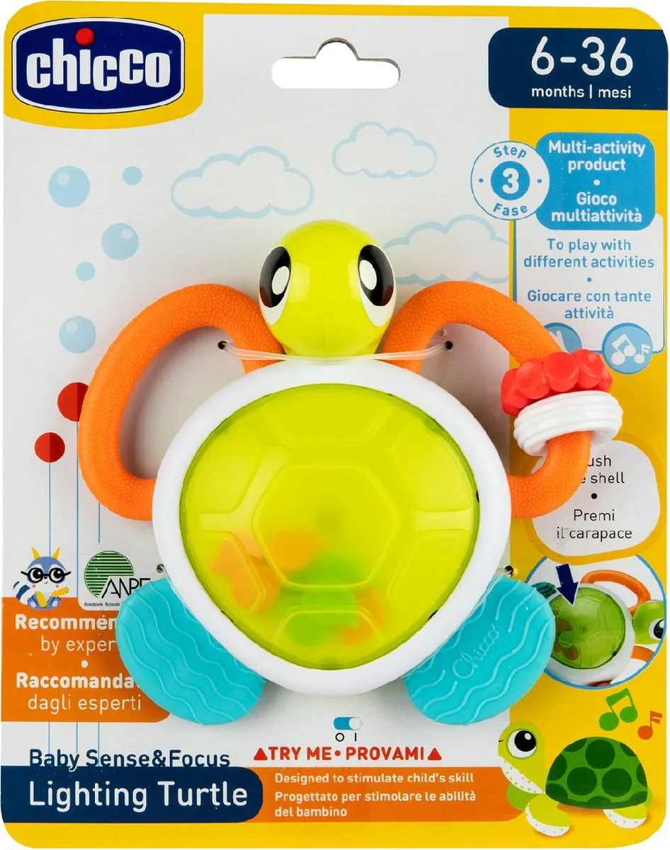 Chicco Schildpad Elektronische Rammelaar - Multicolor