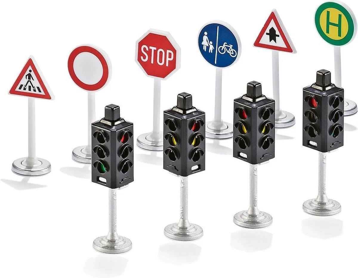 SIKU 5597 Verkeerslichten met borden - Meerkleurig