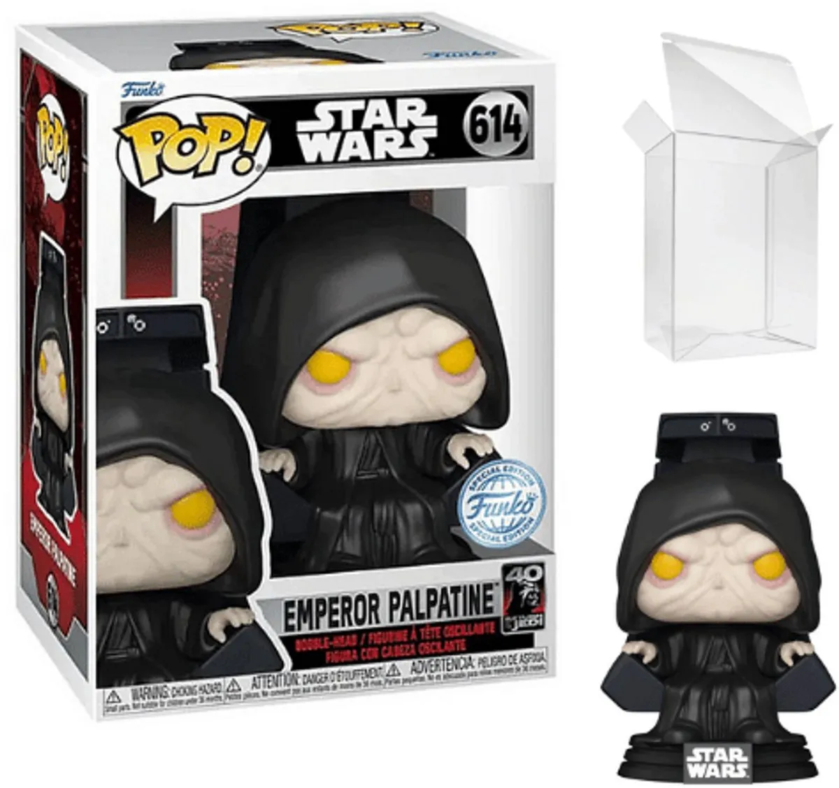 Funko Pop! Star Wars Emperor Palpatine #614 - Multi