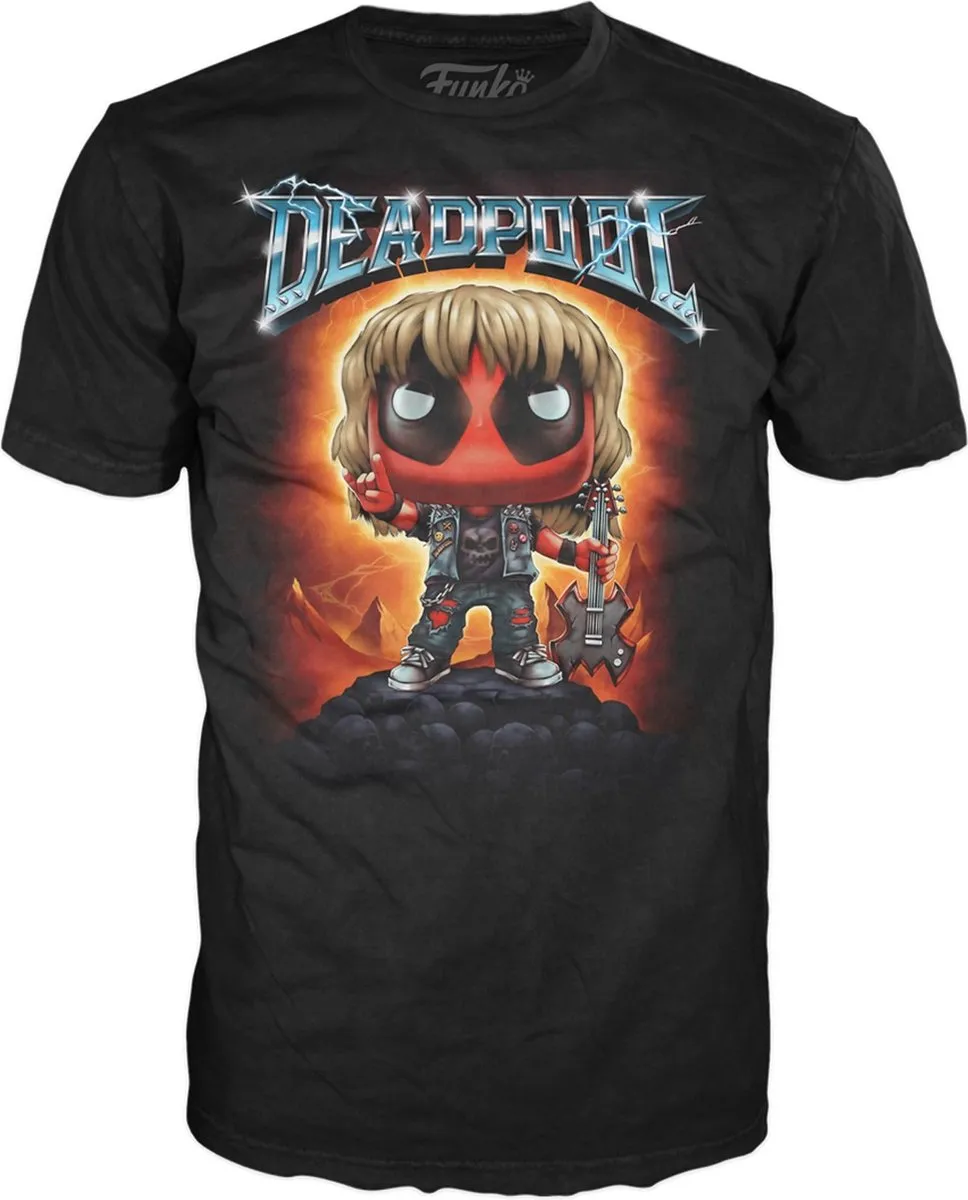 Funko Pop! Marvel Deadpool Guitar Metallic Special Edition - Maat L