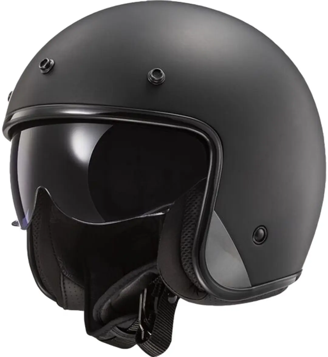 LS2 OF601 Bob II Solid Helm - M - Zwart