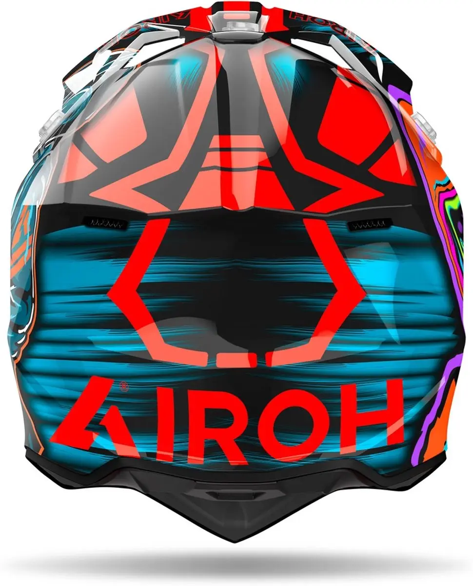 Airoh Wraaap Cyber Helm - XL - Multicolor
