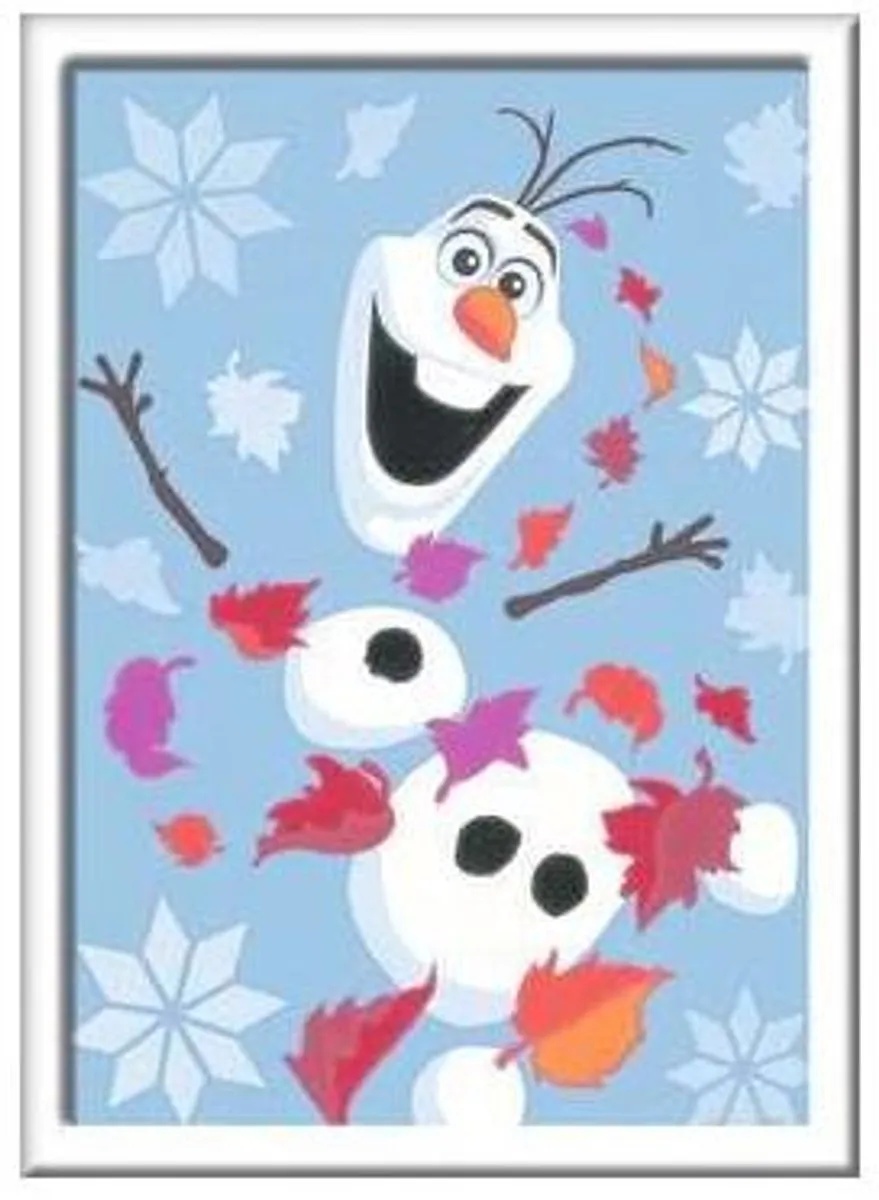 Ravensburger CreArt Disney Frozen Olaf Schilderen op nummer - 15 Kleuren