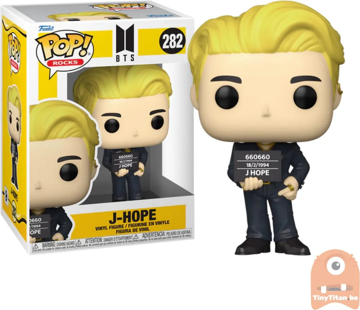 Funko Pop BTS J-Hope Butter #282 - 9,5 cm - Multicolor - afbeelding 4 van 5