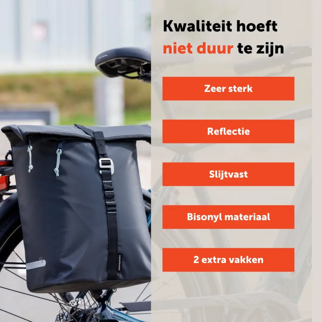 New Looxs Cantos Single Fietstas 16,5L - Zwart
