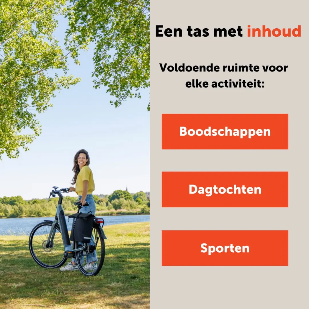 New Looxs Cantos Single Fietstas 16,5L - Zwart