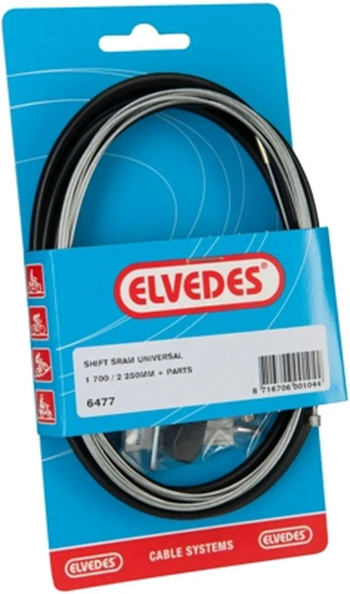 Elvedes Versnellingskabel F&S SRAM 6477 - Zwart