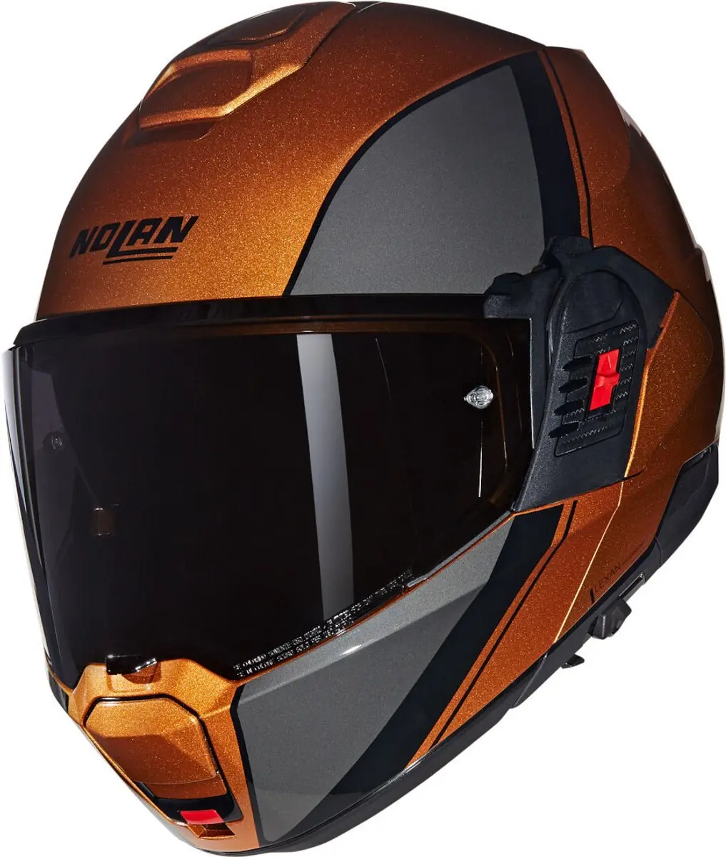 Nolan N120-1 Verniciatura Speciale 343 Oker Zwart Glossy Systeemhelm