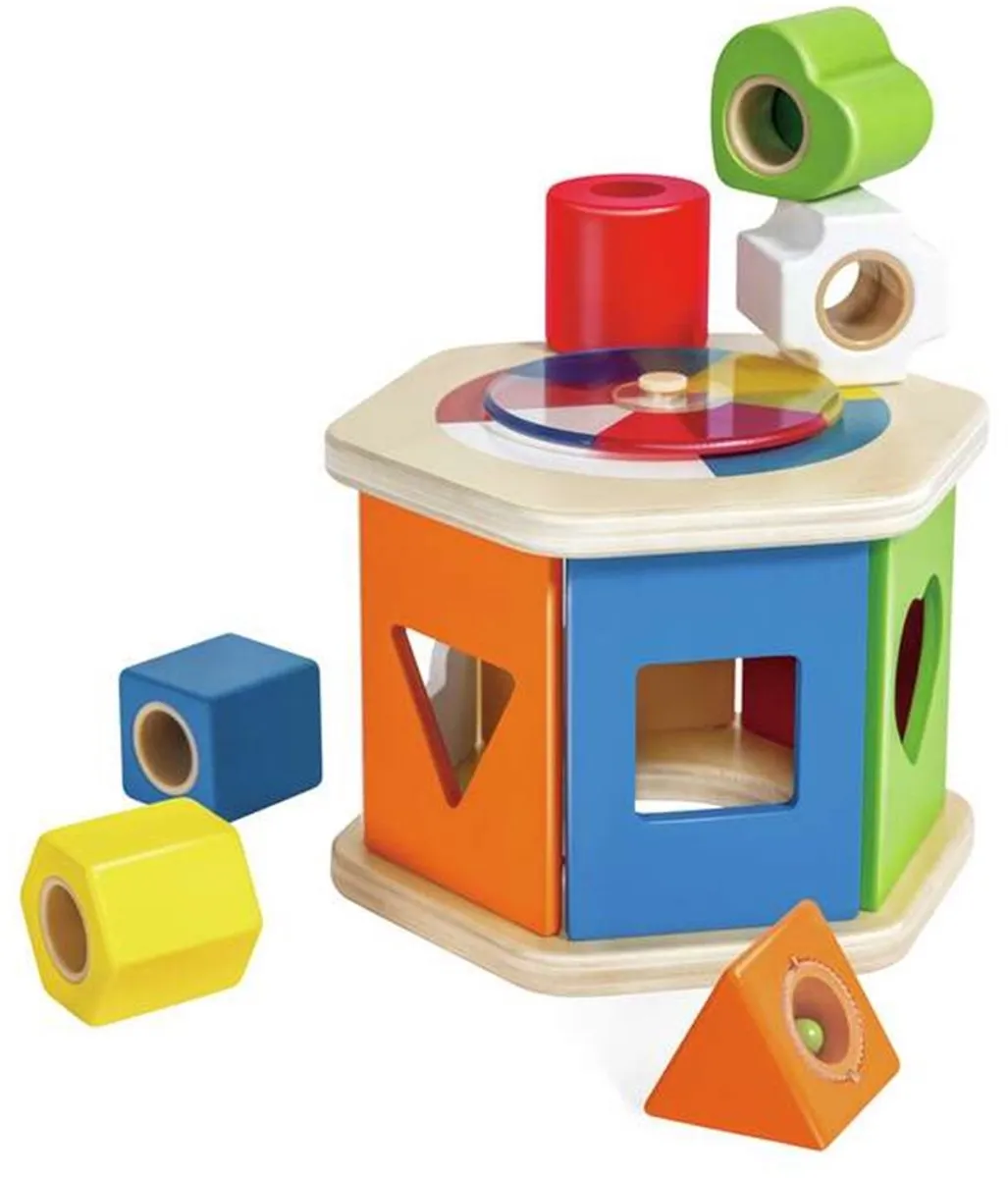 Hape Zichtbare Puzzel 12-delig - Multicolor